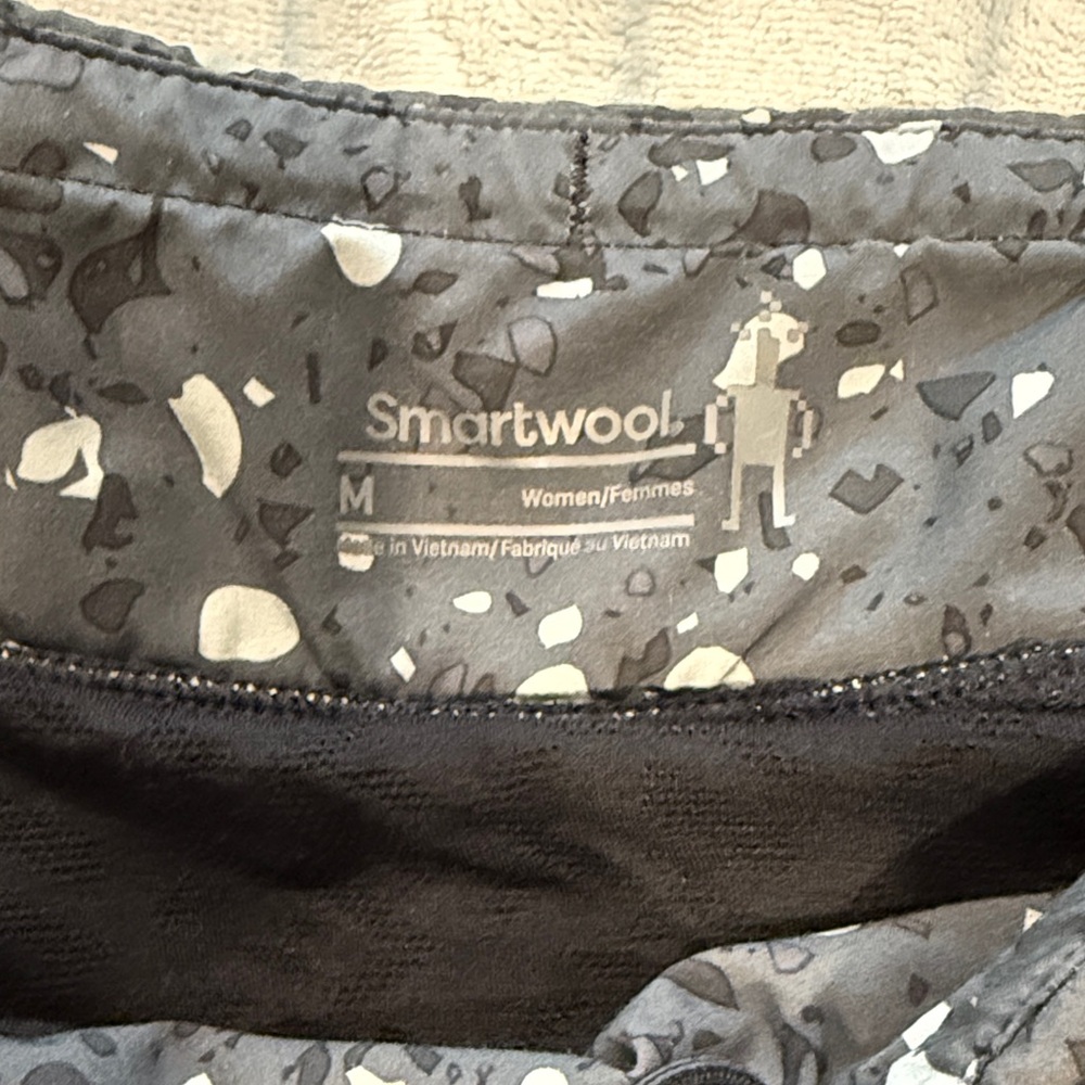 Smartwool Women's Black and Gray Athletic Shorts - Picture 3 of 3